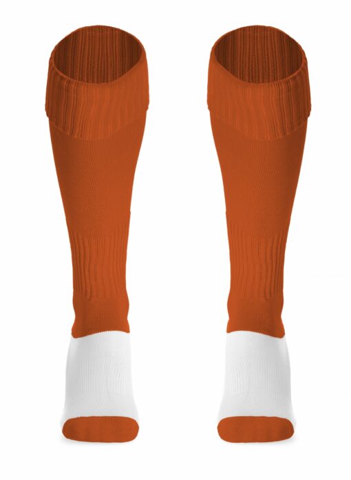 Orange football socks